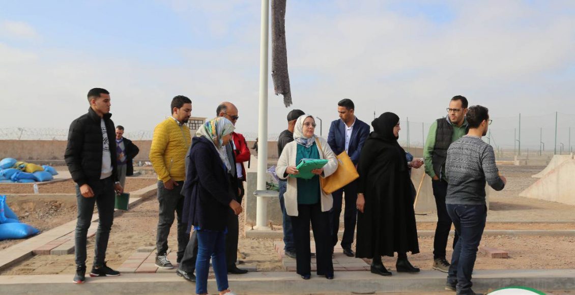 زيارة ميدانية لتتبع أشغال مشروع تهيئة الفضاء الترفيهي والرياضي النور1 (3)