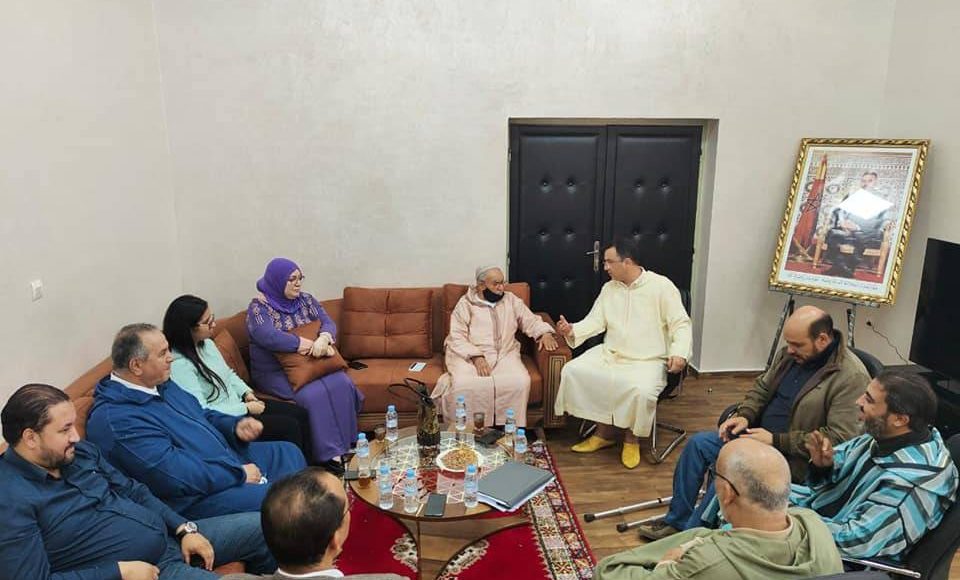 مناقشة انخراط مجلس عمالة إنزكان ايت ملول في تمويل مشروع تهيئة شارع محمد الخامس الرابط بين مدينتي إنزگان والدشيرة الجهادية (1)
