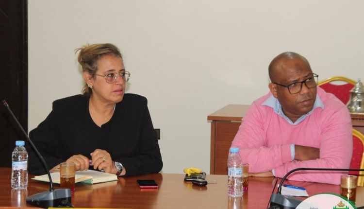 إجتماعا مع الفريق المكلف بتنسيق الأعمال الإستشارية للهيئة والمكون من السيدة والسادة (3)