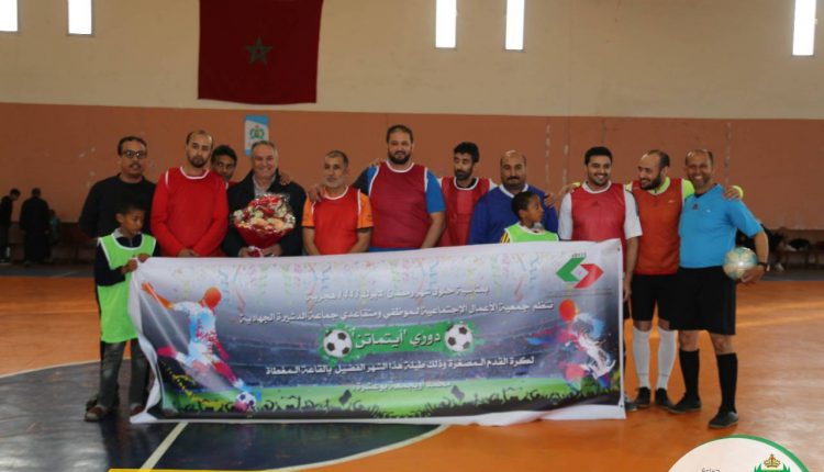 الساة محمد بوجمعة بوعشرة، إنطلاقة فعاليات الدوري الرمضاني أيتماتن لكرة القدم ا (8)